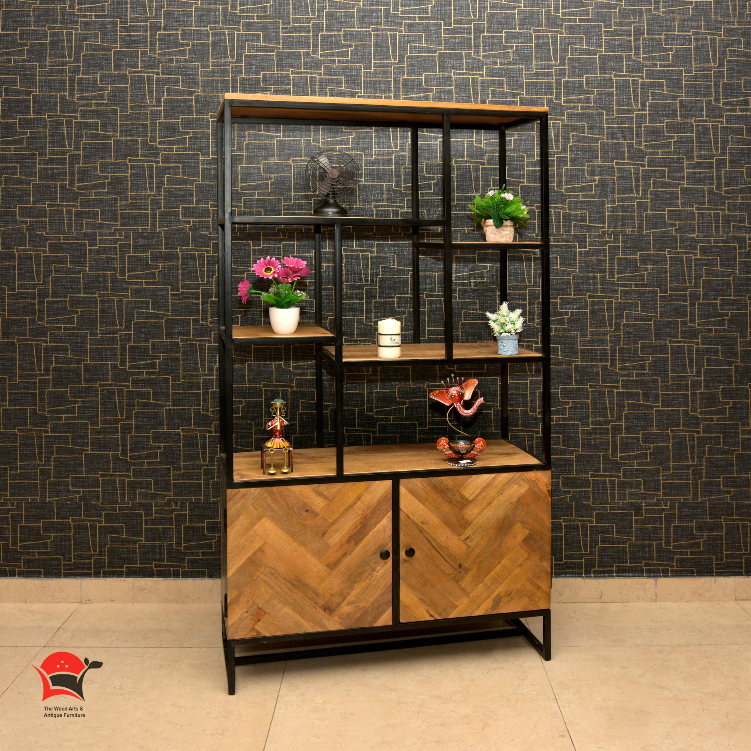 Book shelf and glass cabinet 3