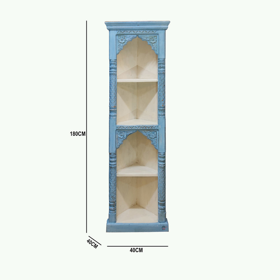 Royal Arch Design Solid Wood Corner Display Stand