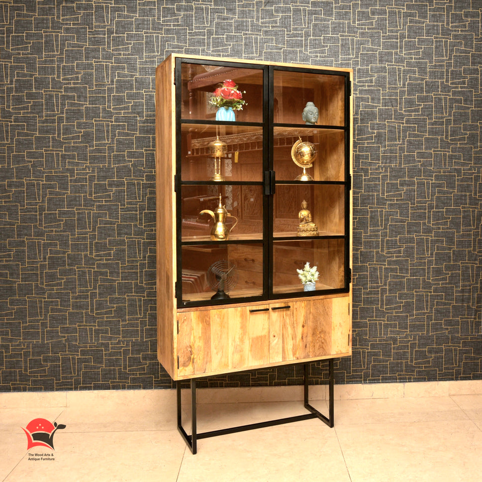 Book shelf and glass cabinet 5