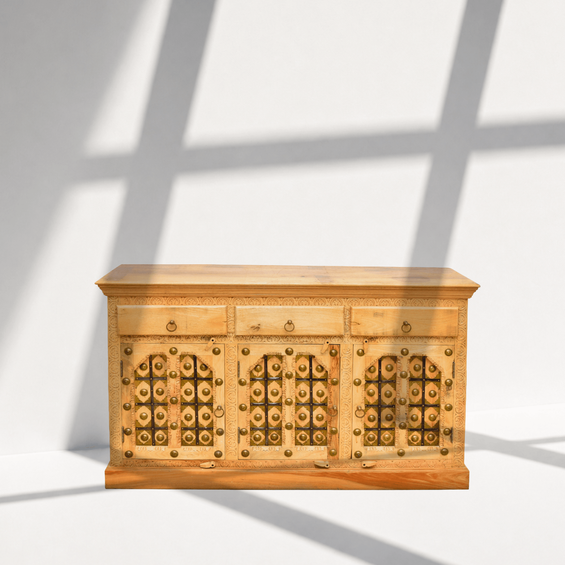 Luxe heritage Handmade Mango Wood Buffet Cabinet