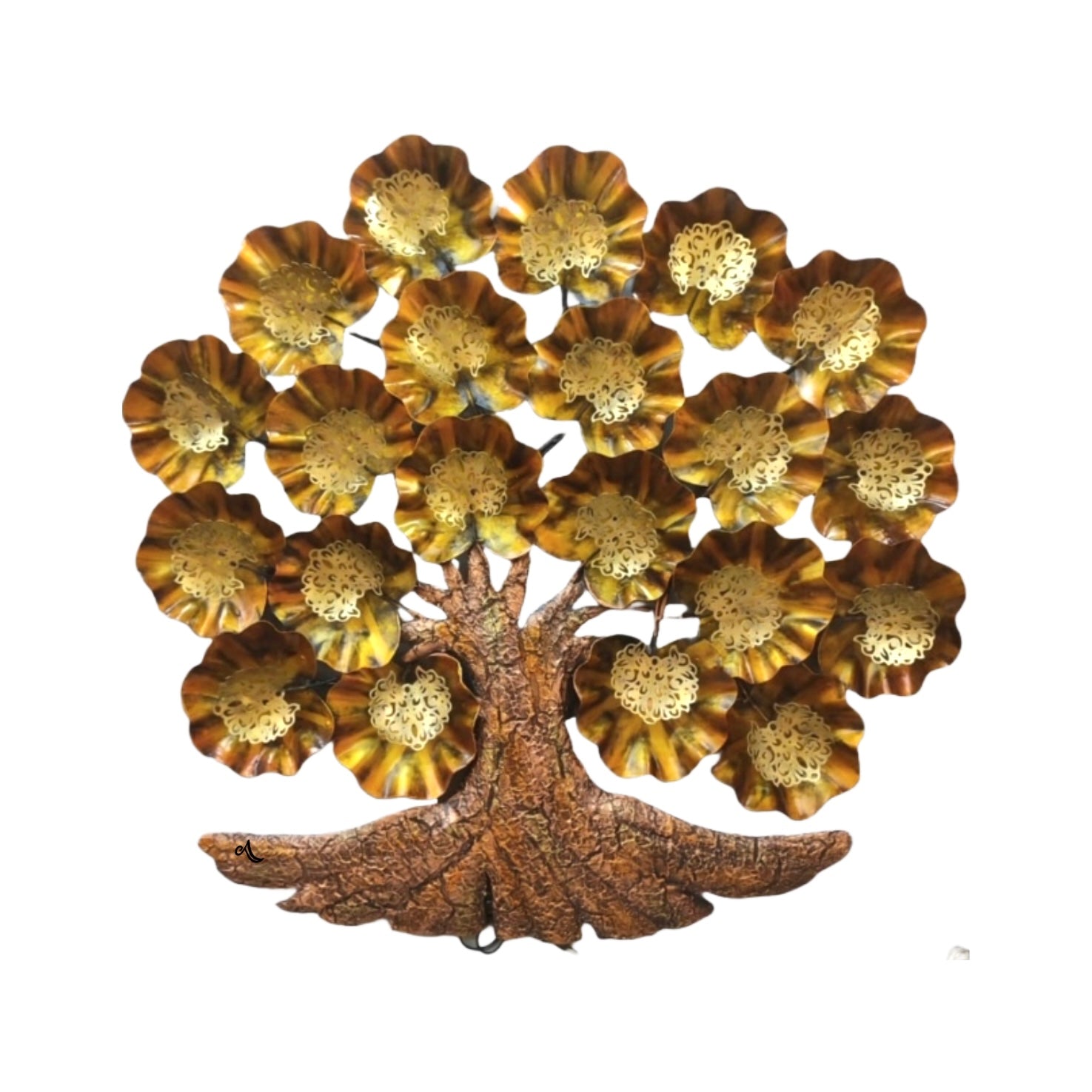 Decorative wall hanging maple tree with LED light