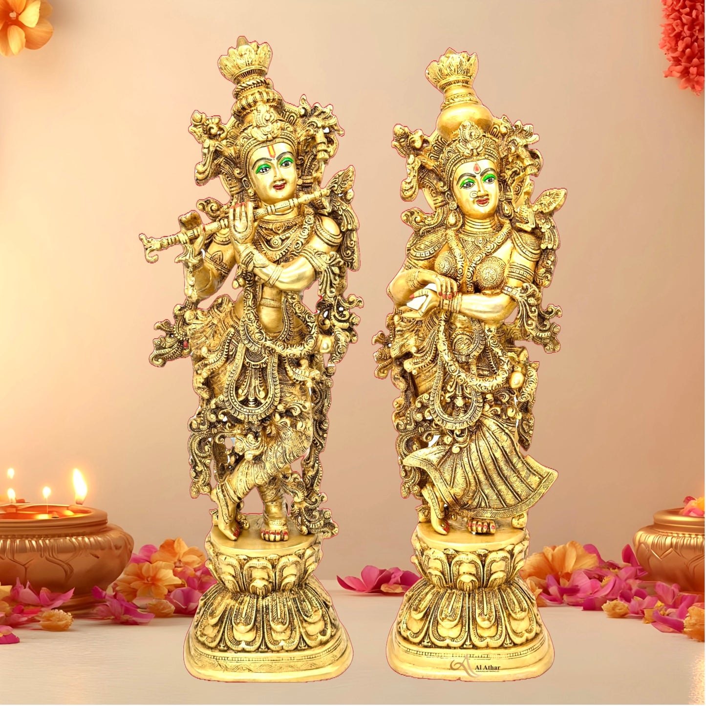 Brass Radha Krishna
Radha Krishna Idol
Brass Krishna Statue
Radha Krishna Murti
