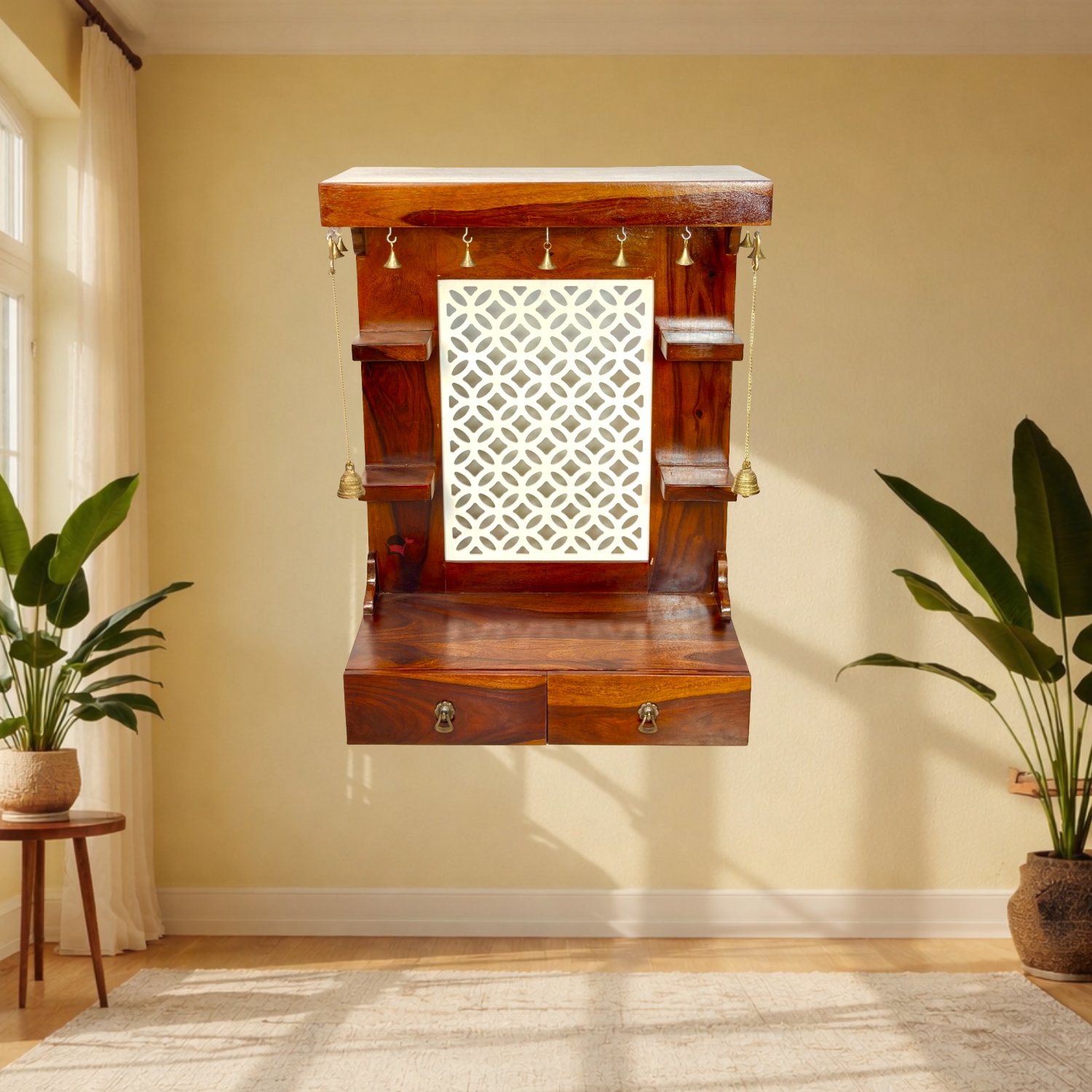 معبد بوجا معلق مصنوع يدويًا