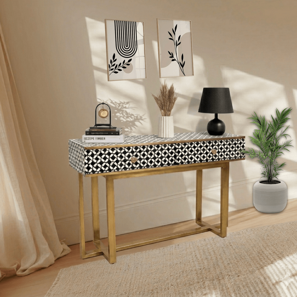 Elinaaz bone Inlay Chest Console table Abu Dhabi