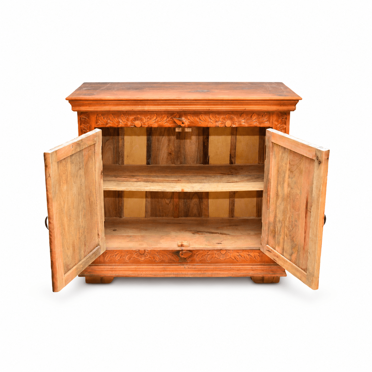 Classic Hand-Carved Mango Wood Side Console buffet