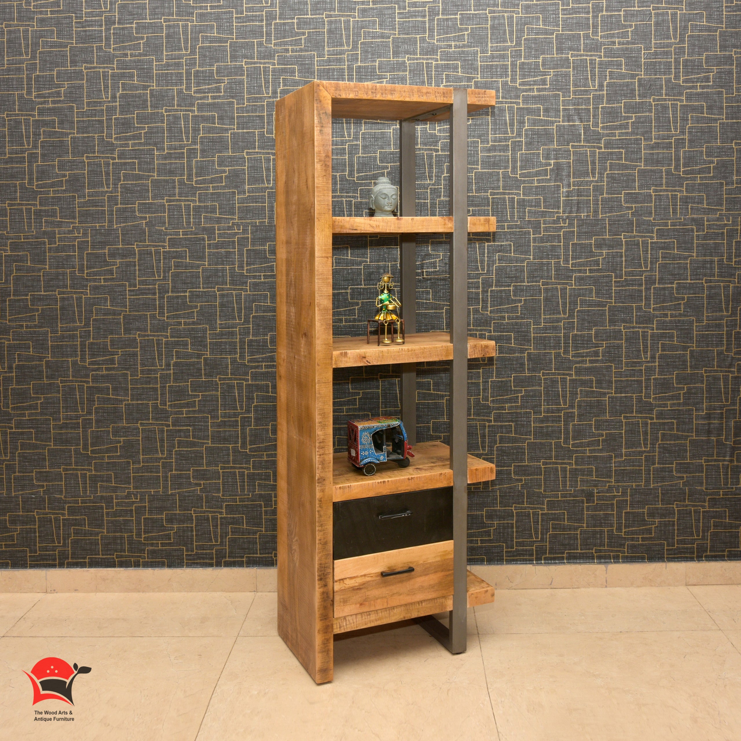 Book shelf and glass cabinet 2