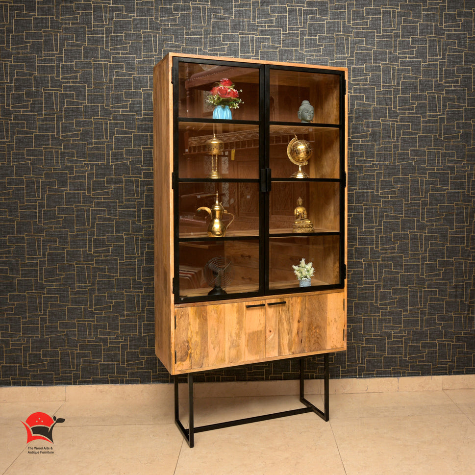 Book shelf and glass cabinet 5