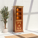 Switch Premium display cabinet Abu Dhabi, Handcrafted wooden display cabinet Sharjah,hardwood storage cabinet for kitchen, 3 image
