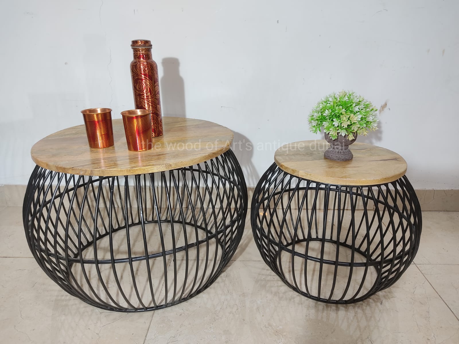 Round Coffee Table set of 2