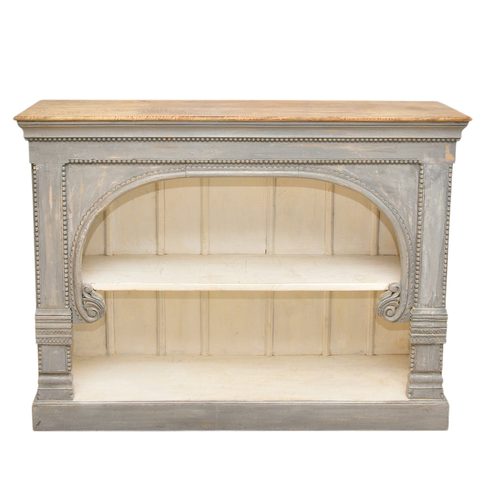 The Elora handmade mango wood display console table