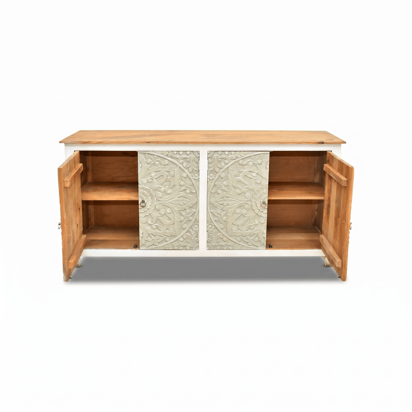 Stylish rustic wooden storage furniture in Abudhbi, High quality solid wood buffet cabinets in UAE, Unique grain patterned wooden sideboards outlet near me, Handcrafted wooden sideboards for majlis Dubai,