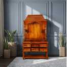 Switch Large size wooden temple,Antique style Indian god temple UAE,Hindu traditional home temple in UAE,Pooja temple for luxury home, vintage look temple for hotels &amp; restaurant, 1 image