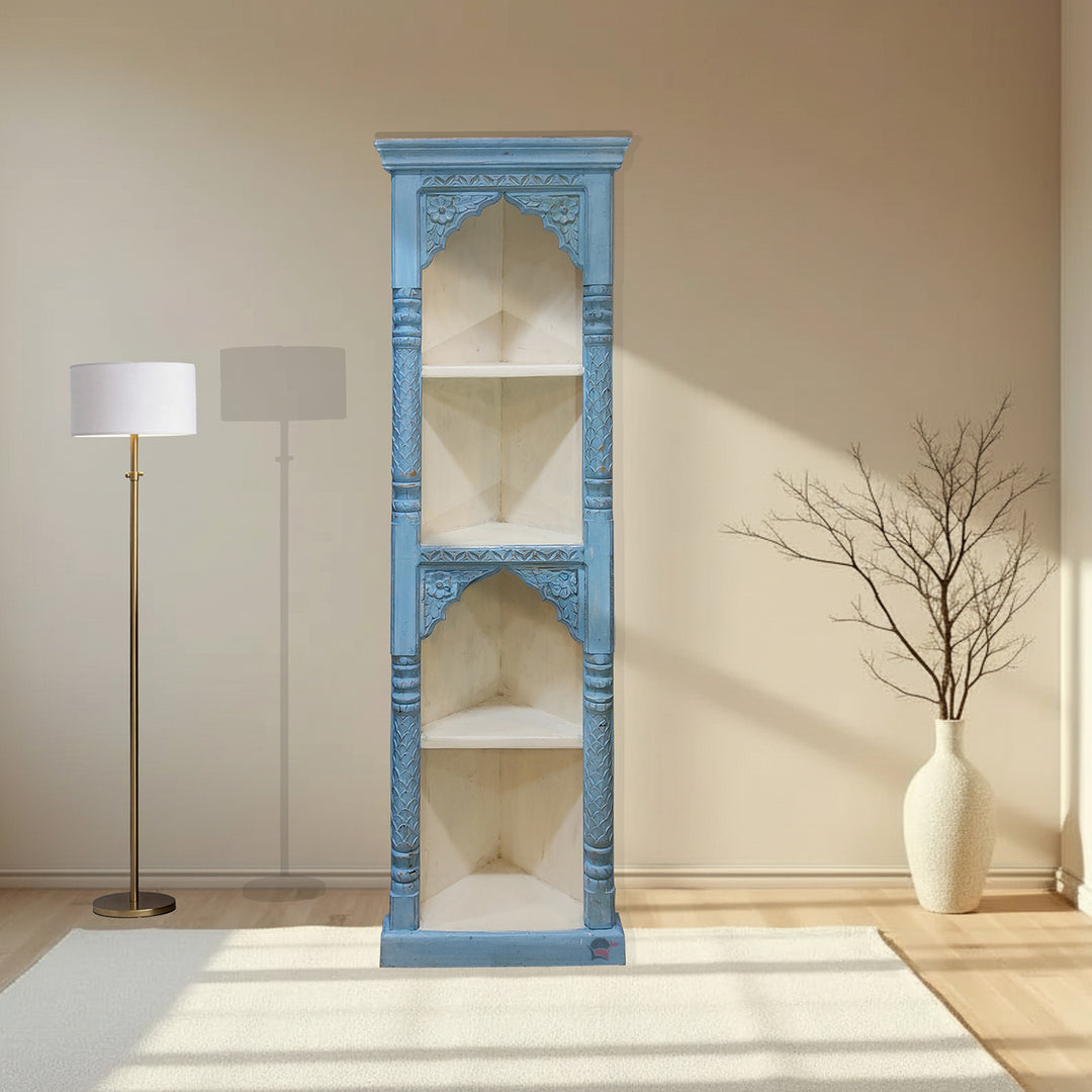 Royal Arch Design Solid Wood Corner Display Stand