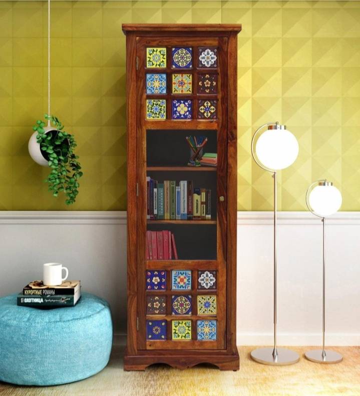 Book shelf and glass cabinet 46