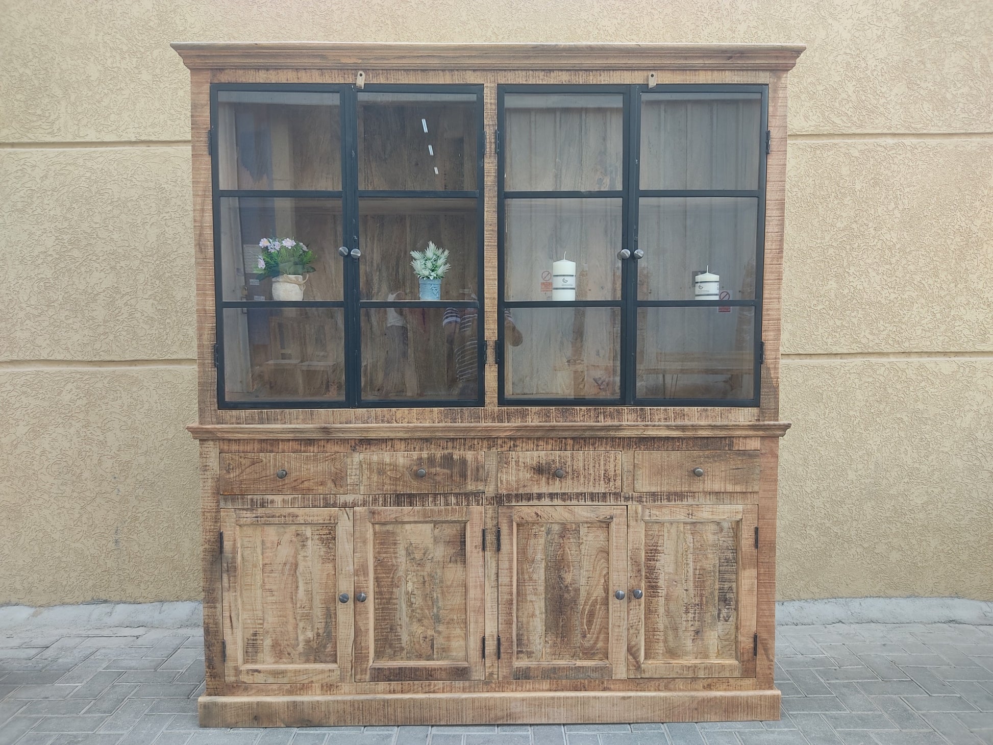 Book shelf and glass cabinet 43
