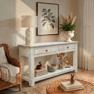 Switch Artisan Oak Console hardwood, Rustic Elegance Console mango wood, natural wood vintage Manor Console, Signature Wood Console, Bespoke Console Tablefor living room,Foyer Table, natural wood Hallway Console, Sofa Back Table, Entry Console, Accent console Table, Display Console, wood, 2 image