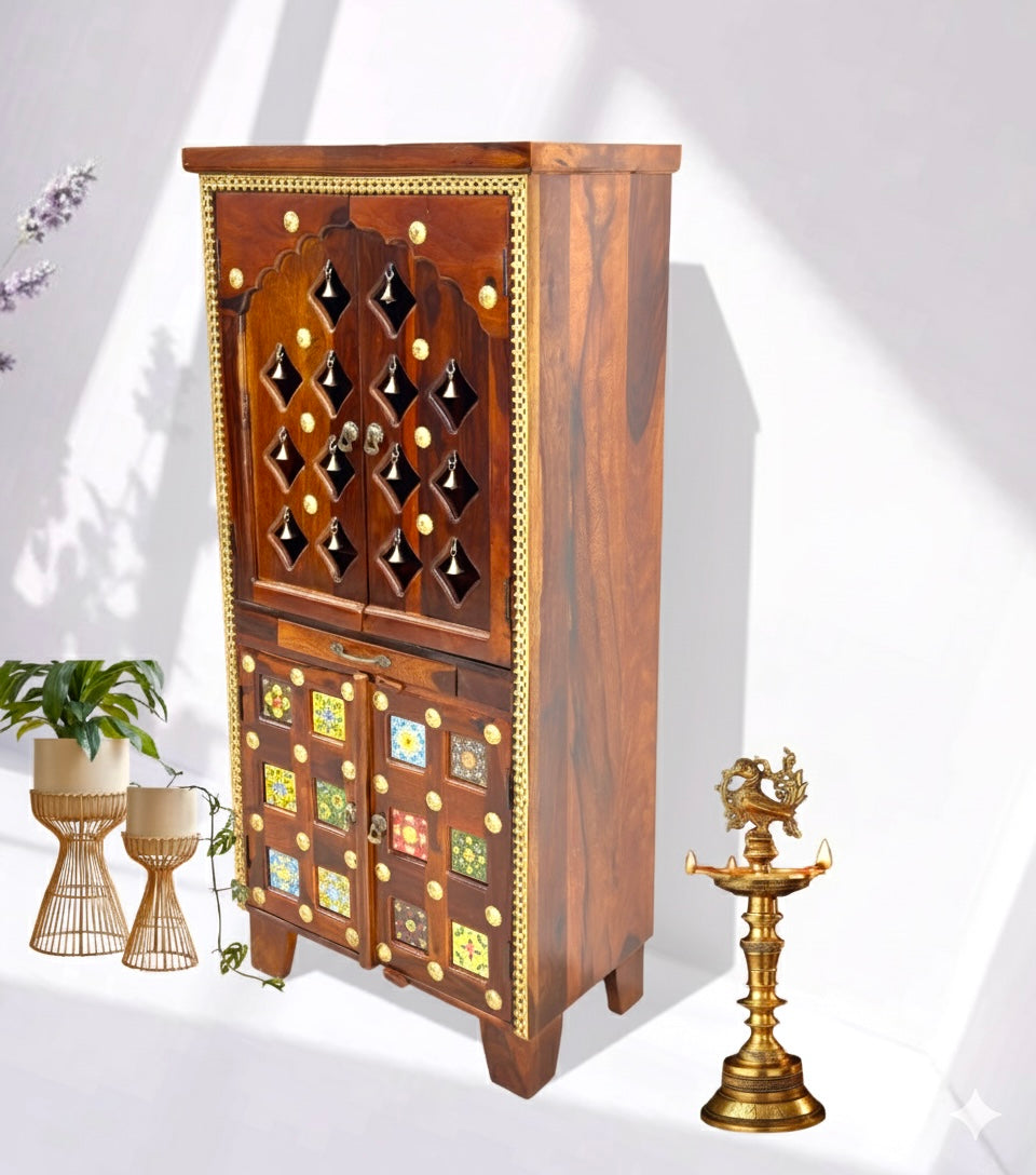 Luxury Solid Sheesham Wood Temple