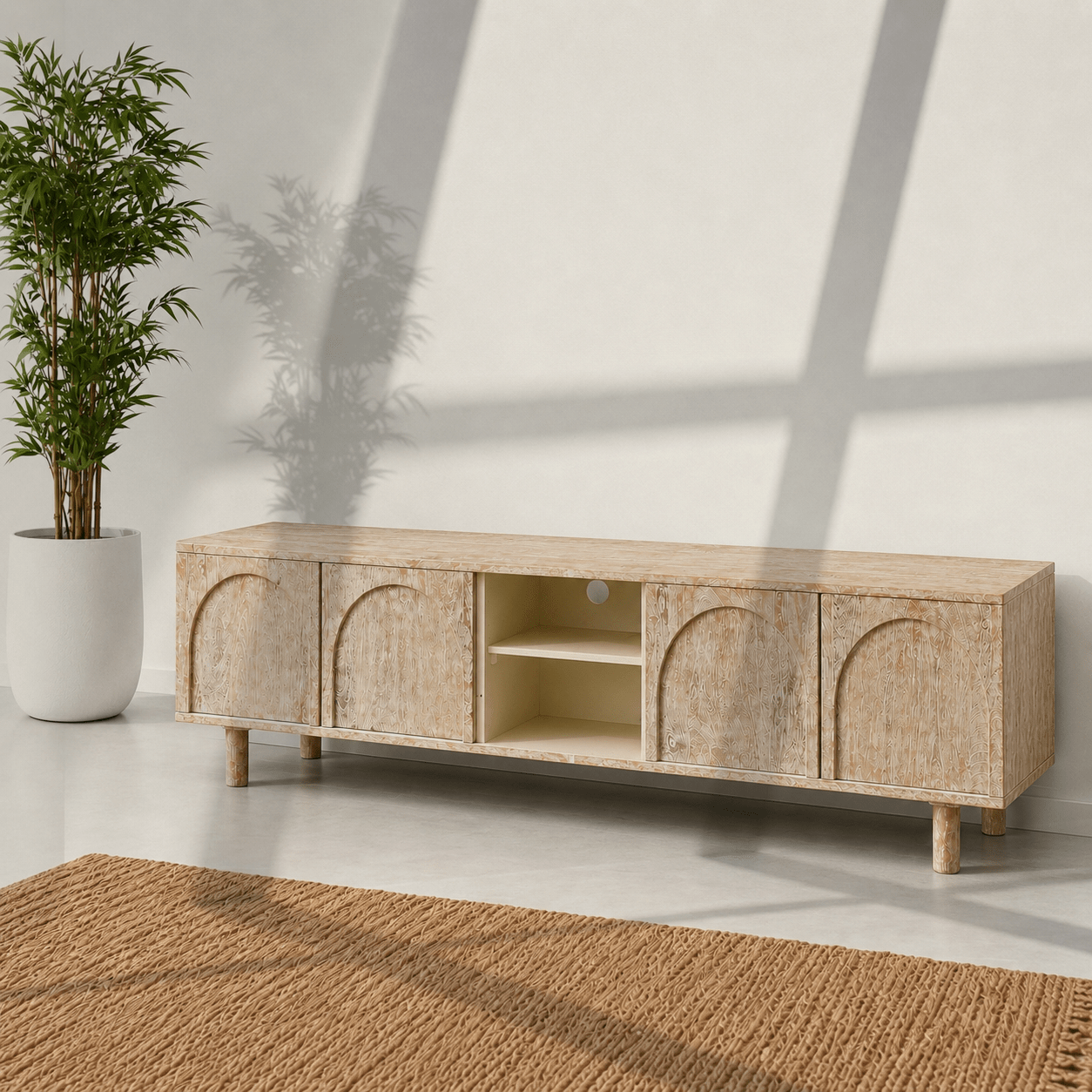 Luxury Wooden TV Stand mango wood, Handcrafted Rustic TV Console for hotels, Vintage Wooden Entertainment Unit Ajman, Haweli Design TV Cabinet solid wood, Classic Design Media Console Dubai, Handmade Modern Furniture store,
