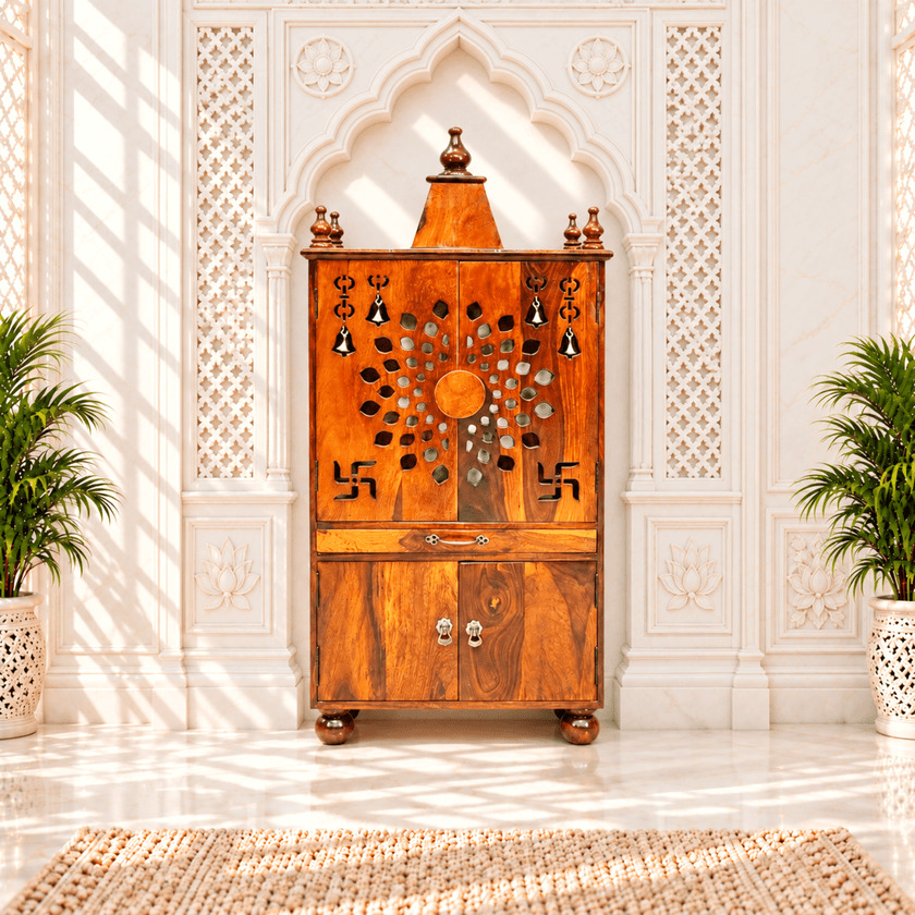 Temple wood,Wooden temple,Handmade madir,Home pooja unit,Home temple,Home mandir, Pooja shelf, Pooja cabinet,Devghar wood, cutwork home temple,Handicrafted pooja alter,