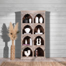 Switch ardwood Cabinet, Solid Mango Wood Bookshelf, Luxury Wooden Storage Unit, Real Wood Furniture, Heavy Duty Wooden Cabinet, Strong Wooden Display Unit,  1 image