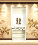 Switch White Sheesham Wood Pooja Temple
Handcrafted Indian Wooden Prayer Mandir 2 image