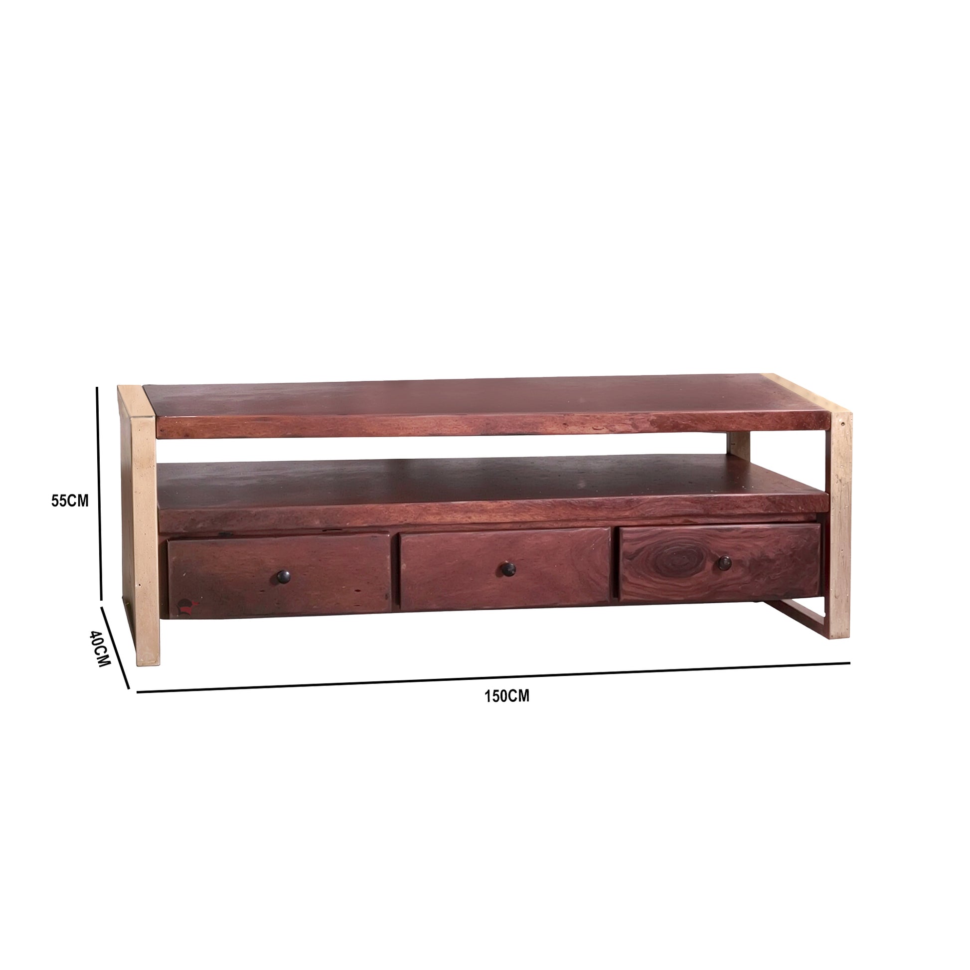 Orignal rosewood carnival tv unit with honey finish