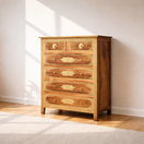 تبديل الصورة Vintage wooden storage chest UAE
Handcrafted brass decorative chest DUBAI
Bedroom wooden storage cabinet UAE
Antique design chest of drawers ABU DHABI 3