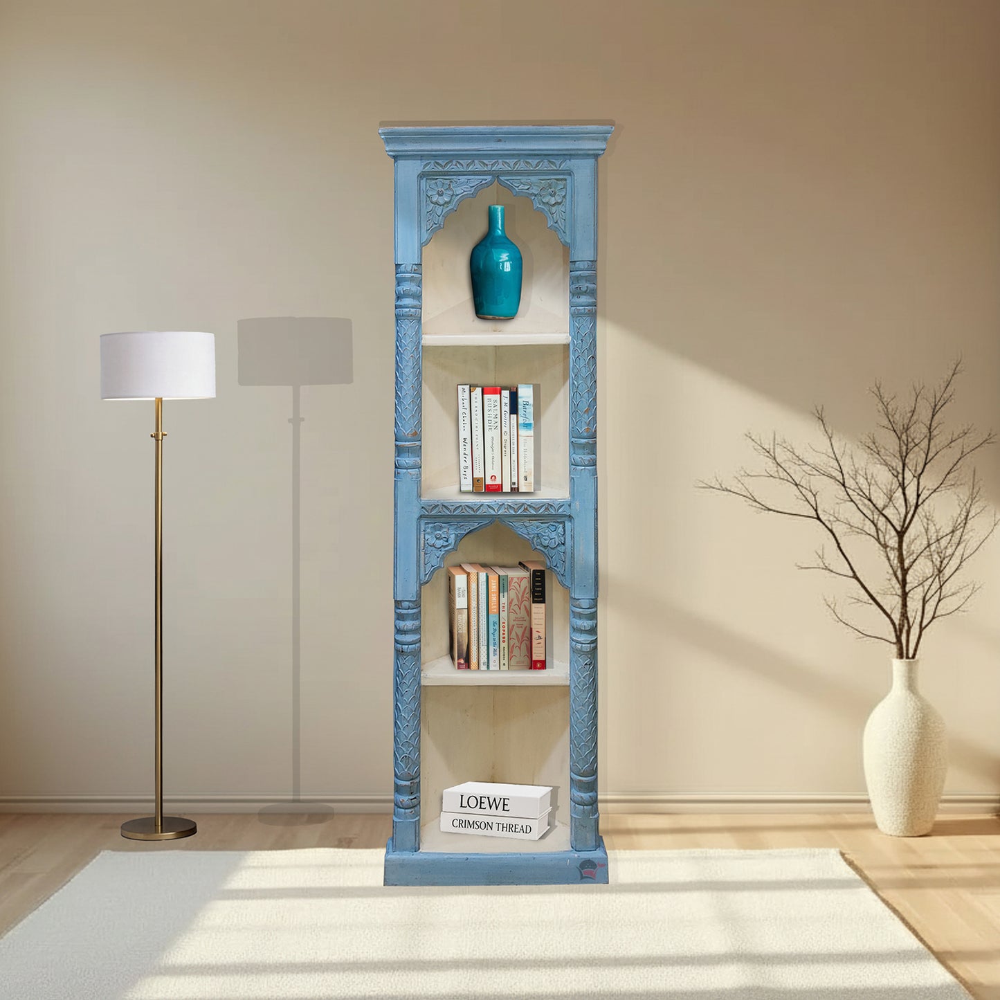 Wooden Display Rack Ajman 
Natural wood Storage Shelf Ras Al Khaimah 
Wooden Shelving Unit Oman