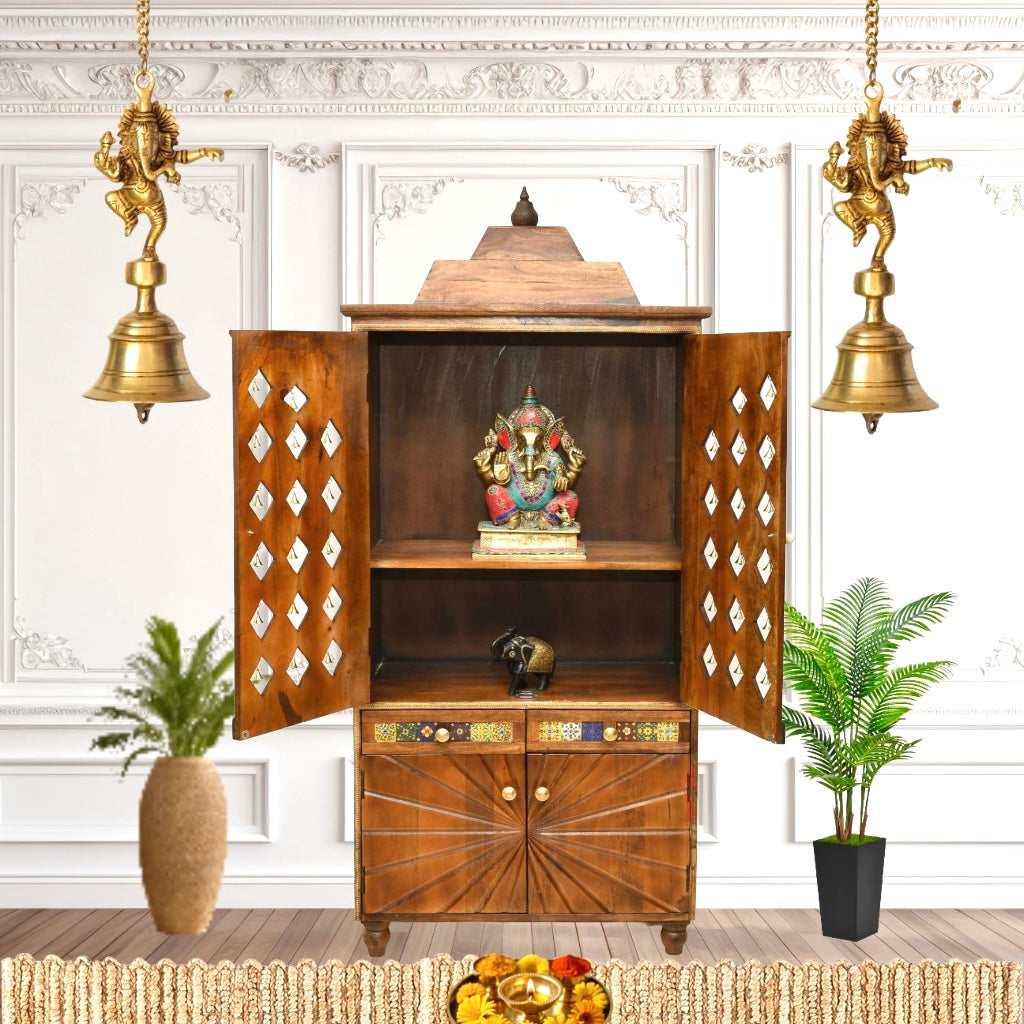 Traditional pooja mandir for villas
Handcrafted temple for hotels Dubai