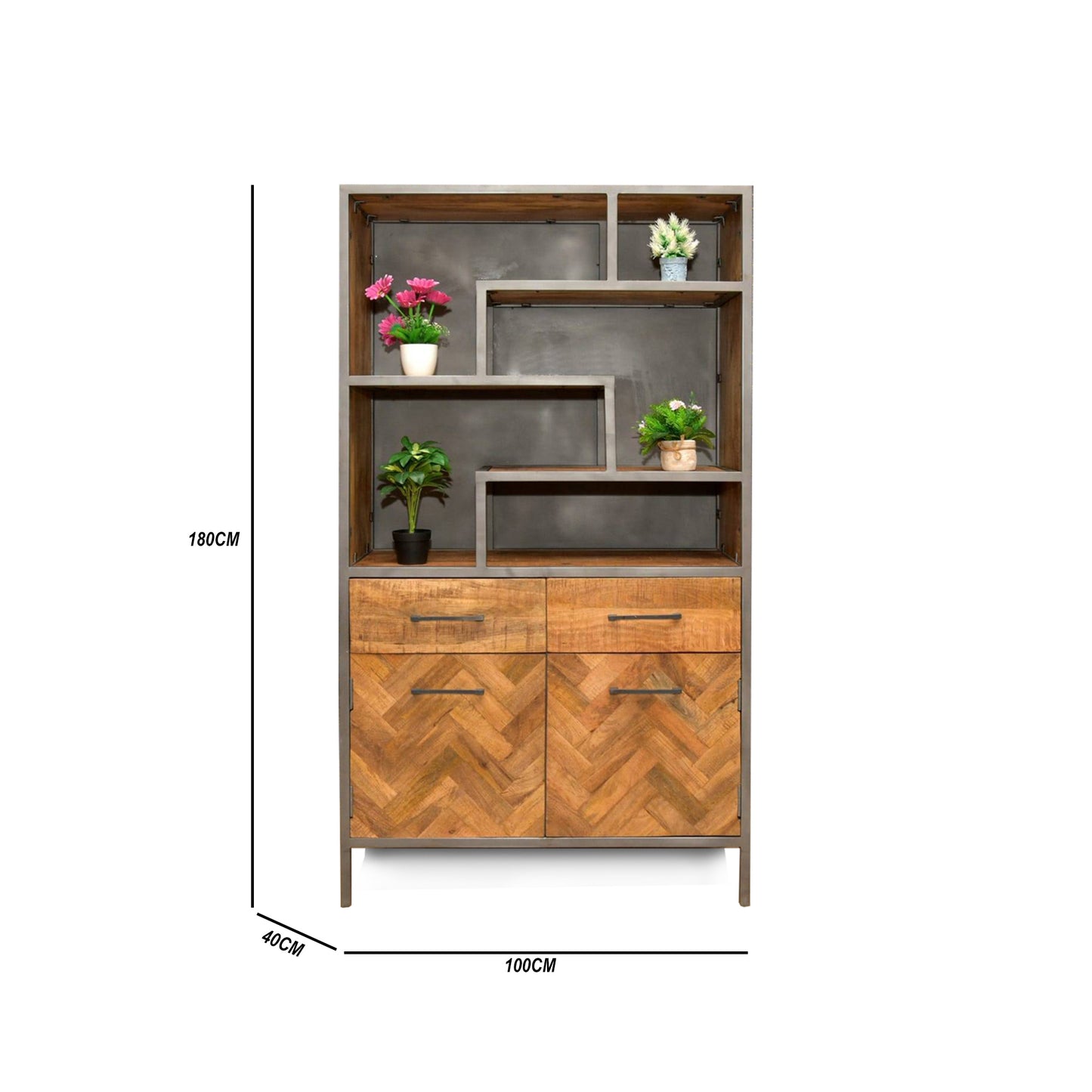 Rustic industrial display shelf Abu Dhabi
Wooden display cabinet for hotel UAE
Cafe display shelf wooden metal Sharjah