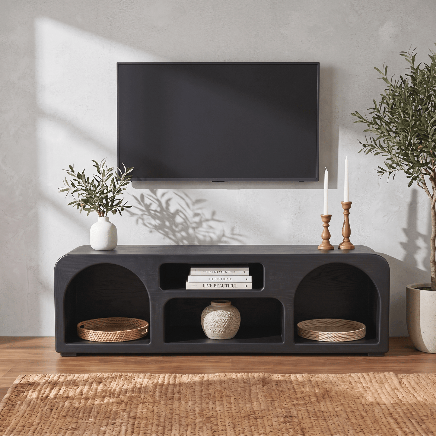 TV Unit Dubai real wood, TV Console long lasting wood UAE, Media Console black rustic finish Dubai, antique Media Unit UAE, vintage Entertainment Unit Dubai, Entertainment Center solid wood UAE, mango wood Media Cabinet Dubai, 
