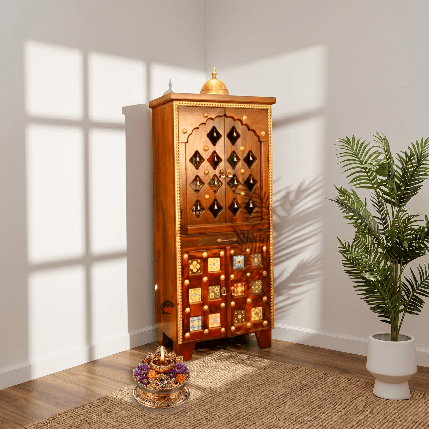  Handmade Hindu temple in Dubai, Wooden pooja mandir Sharjah UAE, Indian handcrafted wooden mandir GCC,