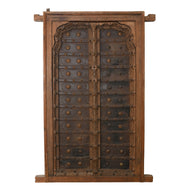 Original Antique Indian Wooden Door | Handcrafted Heritage Door UAE