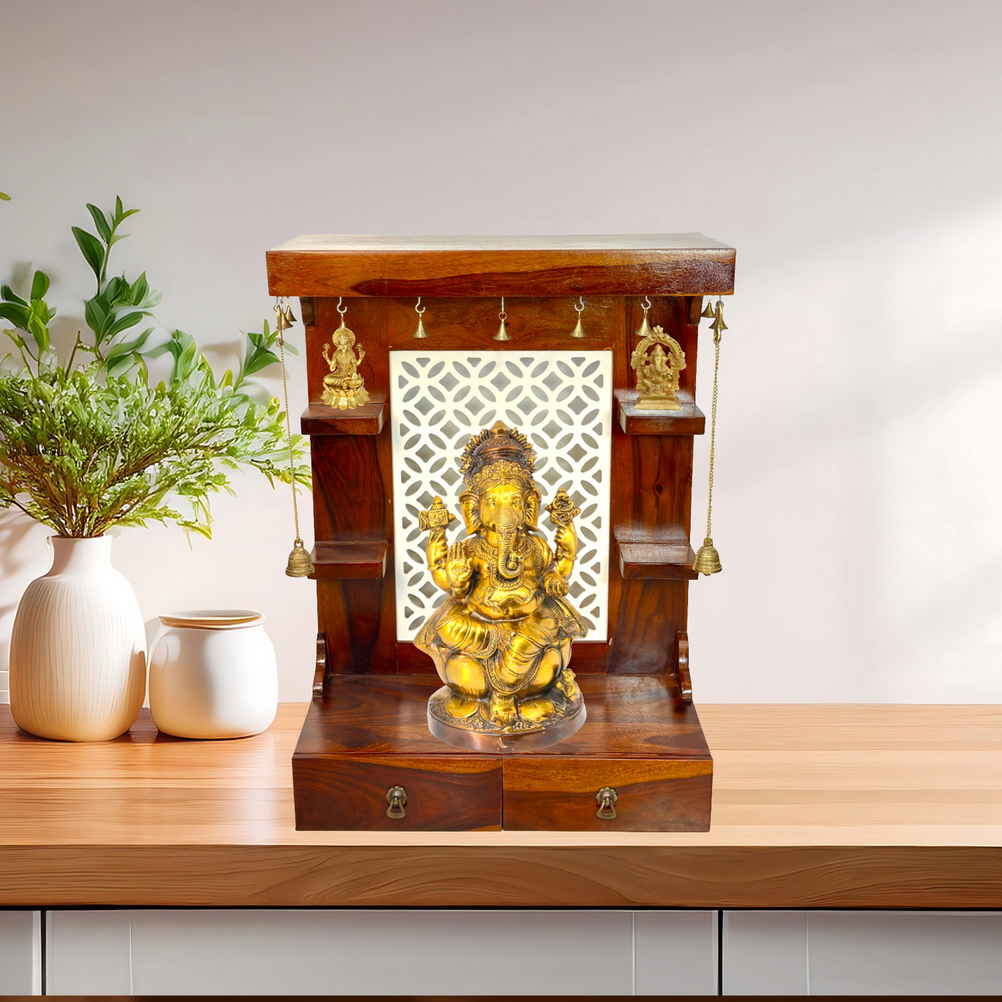 Indian Handmade Wooden Mandir Dubai
Sheesham Wood Wall Temple Sharjah
Hindu Worship Wooden Mandir Abu Dhabi