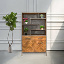 Switch Cafe display shelf wooden metal UAE
Retail display shelf wood metal Dubai
Solid wood storage shelf UAE 1 image