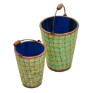 Switch Wooden bucket set home décor Qatar
Decorative wood bucket set sharjah
Artisan hand painted wood décor UAE 3 image