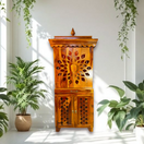 تبديل الصورة  Pooja cabinet for home near me, Pooja cabinet UAE, Pooja cabinet Sharjah, 1
