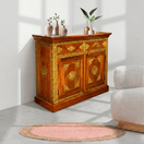 Switch Wooden diode kitchen cabinet, Solid wood mango side storage cabinet in UAE, Sheesham wood sideboard, solid wood furniture store in UAE, 2 image