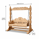 تبديل الصورة Swing for home, Jhula for flat hardwood,Natural wood porch swing,Handicrated porch jhula,moden hand made out door swing hand made, hand carved modern porch swing UAE, 3