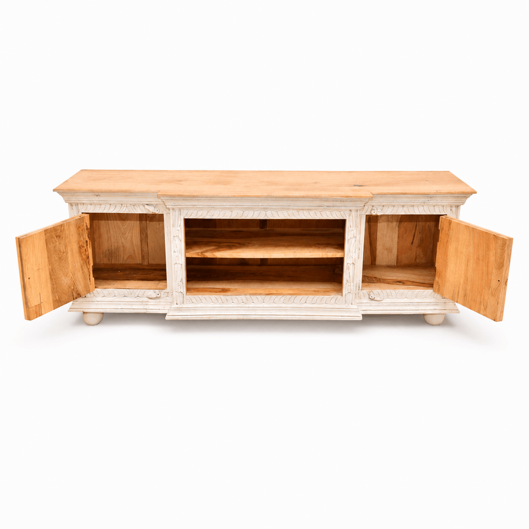 Modern Handmade TV Console Cabinet | Drawers & Shelf UAE | Dubai