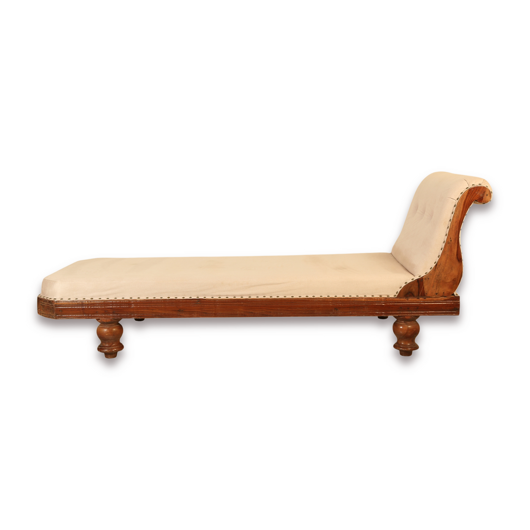 Regal Comfort Sheesham Wood Chaise Lounge & Diwaan